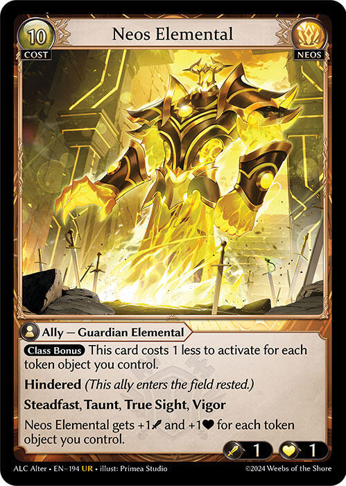 Neos Elemental 194 (Alchemical Revolution Alter Edition)  | Good Games Adelaide SA