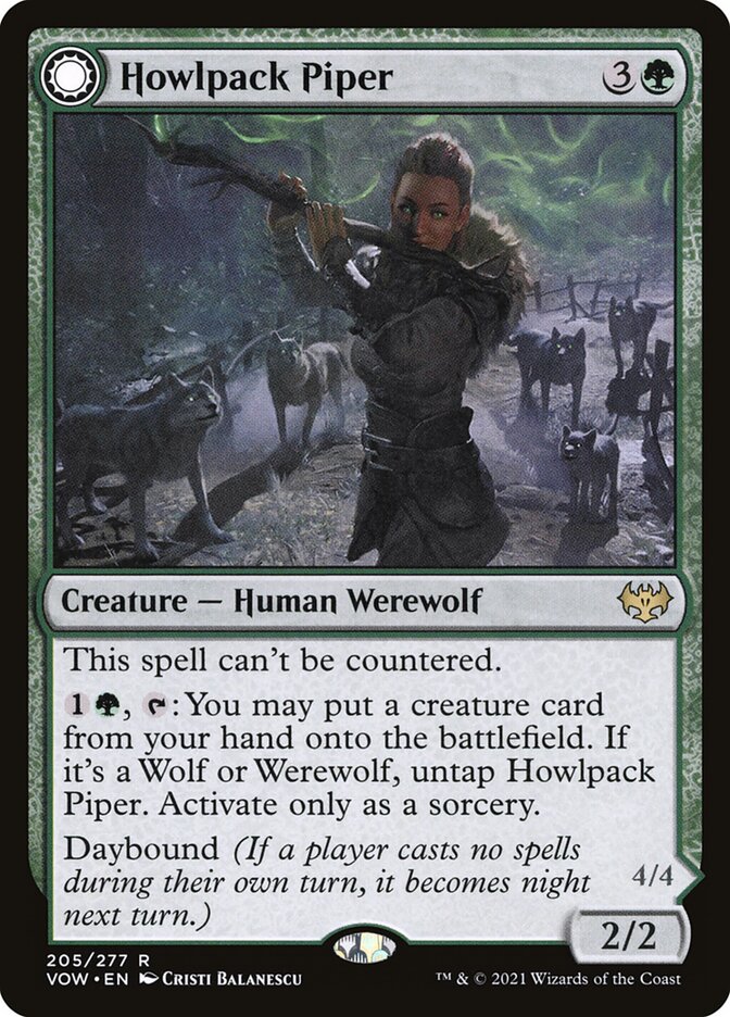 Howlpack Piper 205 (Innistrad: Crimson Vow)  | Good Games Adelaide SA