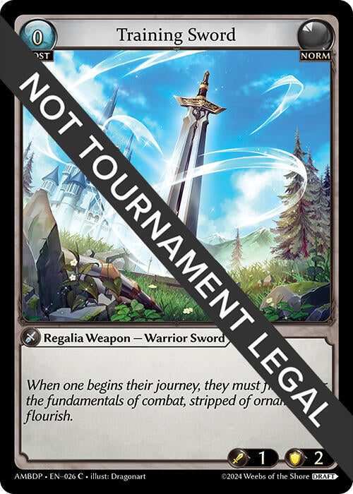 Training Sword 026 (Mortal Ambition Draft Pack)  | Good Games Adelaide SA