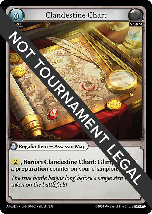 Clandestine Chart 004 (Mortal Ambition Draft Pack)  | Good Games Adelaide SA