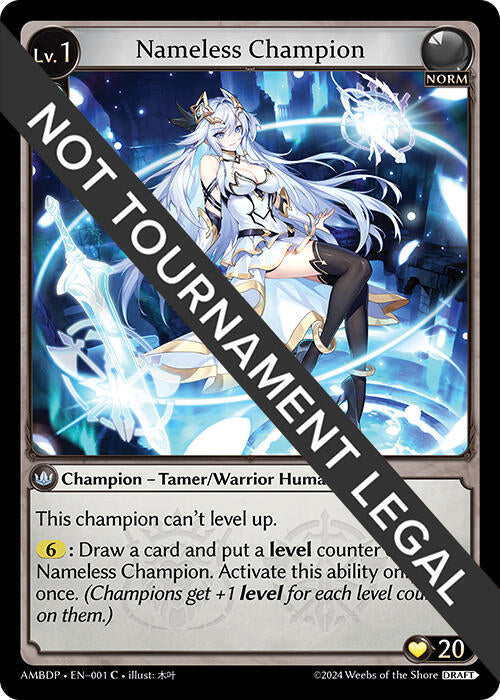 Nameless Champion Tamer Warrior 001 (Mortal Ambition Draft Pack)  | Good Games Adelaide SA