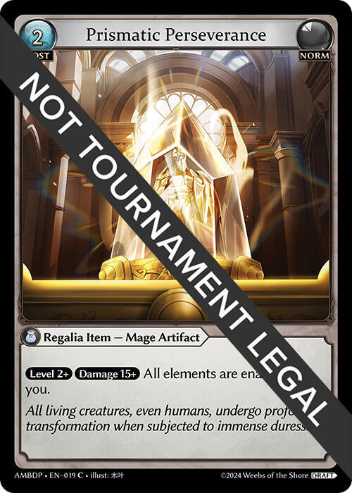 Prismatic Perseverance 019 (Mortal Ambition Draft Pack)  | Good Games Adelaide SA