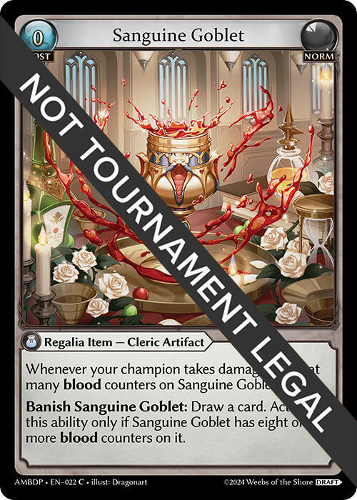 Sanguine Goblet 022 (Mortal Ambition Draft Pack)  | Good Games Adelaide SA