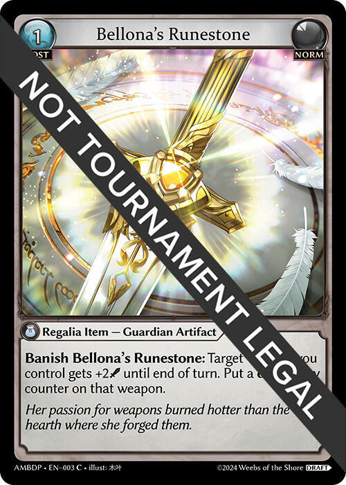 Bellonas Runestone 003 (Mortal Ambition Draft Pack)  | Good Games Adelaide SA