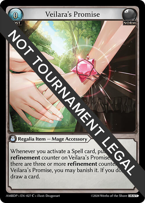 Veilaras Promise 027 (Mortal Ambition Draft Pack)  | Good Games Adelaide SA