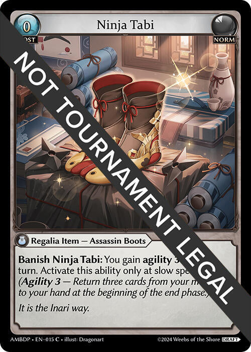 Ninja Tabi 015 (Mortal Ambition Draft Pack)  | Good Games Adelaide SA