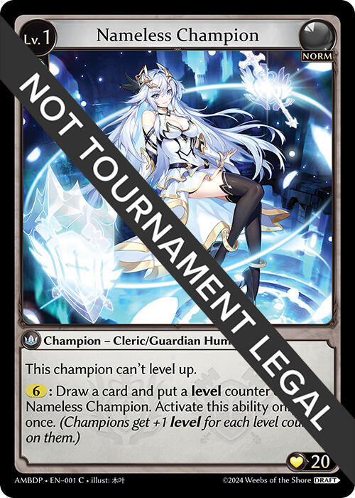 Nameless Champion Cleric Guardian 001 (Mortal Ambition Draft Pack)  | Good Games Adelaide SA