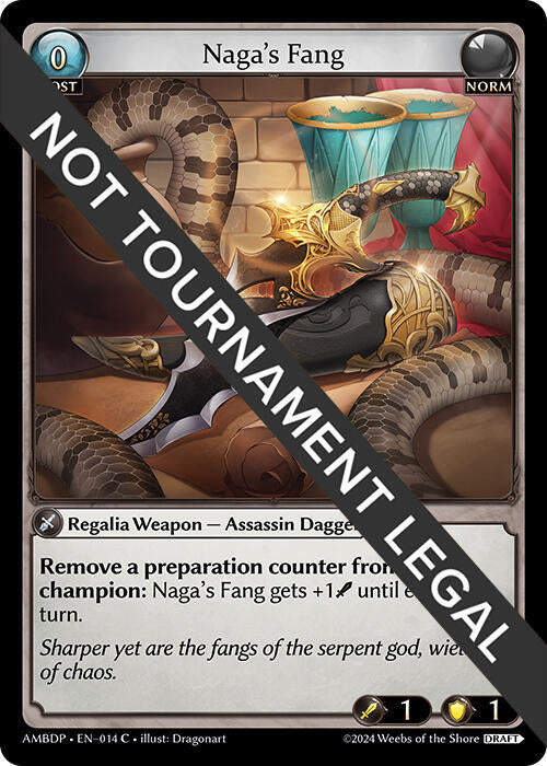 Nagas Fang 014 (Mortal Ambition Draft Pack)  | Good Games Adelaide SA