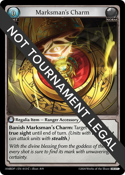 Marksmans Charm 013 (Mortal Ambition Draft Pack)  | Good Games Adelaide SA