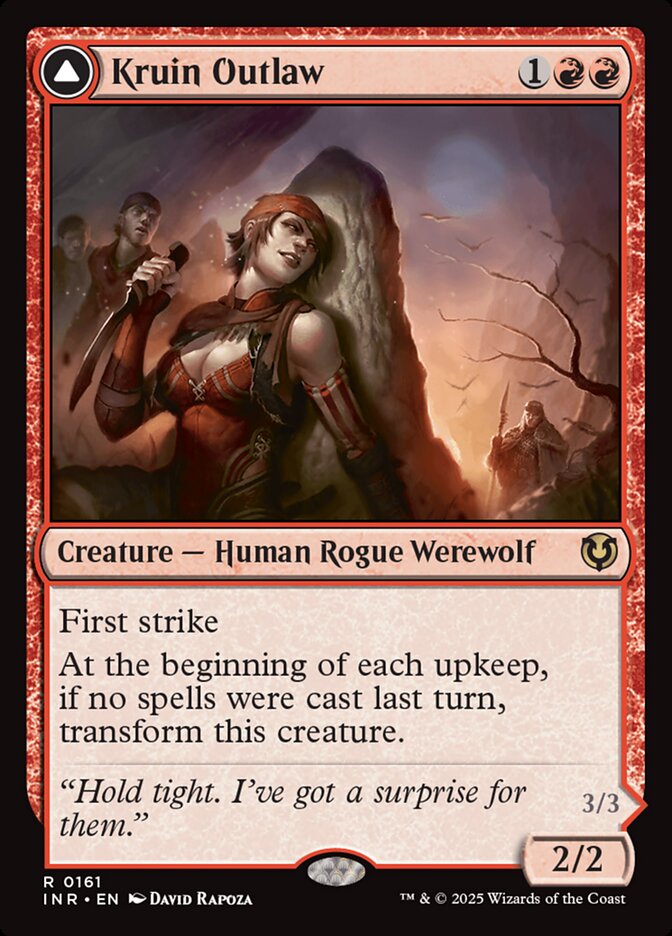 Kruin Outlaw // Terror of Kruin Pass 161 (Innistrad Remastered)  - Foil | Good Games Adelaide SA
