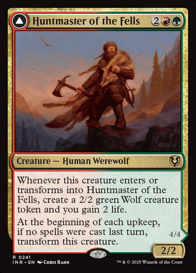 Huntmaster of the Fells // Ravager of the Fells 241 (Innistrad Remastered)  - Foil | Good Games Adelaide SA