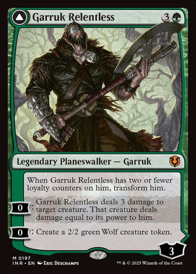 Garruk Relentless // Garruk, the Veil-Cursed 197 (Innistrad Remastered)  - Foil | Good Games Adelaide SA