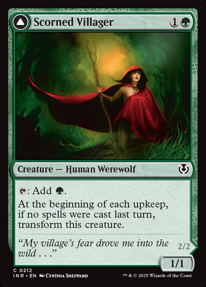 Scorned Villager // Moonscarred Werewolf 212 (Innistrad Remastered)  | Good Games Adelaide SA