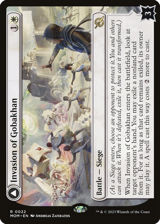 Invasion of Gobakhan // Lightshield Array 22 (March of the Machine)  - Foil | Good Games Adelaide SA