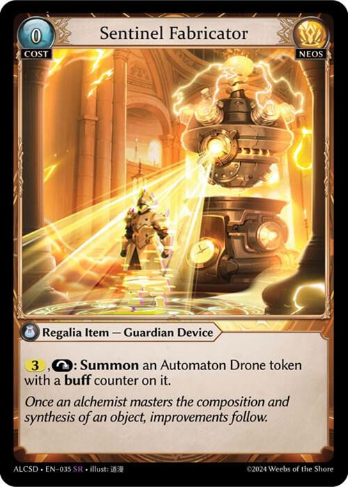 Sentinel Fabricator 035 (Alchemical Revolution Starter Decks)  | Good Games Adelaide SA