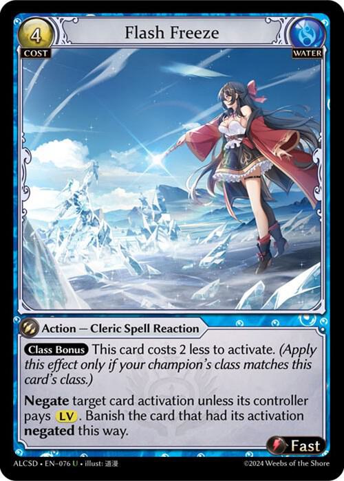 Flash Freeze 076 (Alchemical Revolution Starter Decks)  | Good Games Adelaide SA