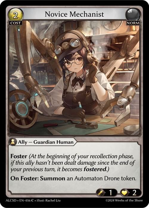 Novice Mechanist 056 (Alchemical Revolution Starter Decks)  | Good Games Adelaide SA