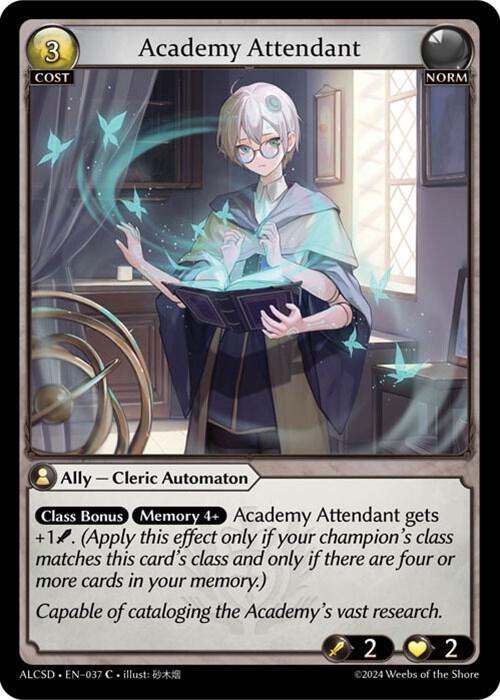 Academy Attendant 037 (Alchemical Revolution Starter Decks)  | Good Games Adelaide SA