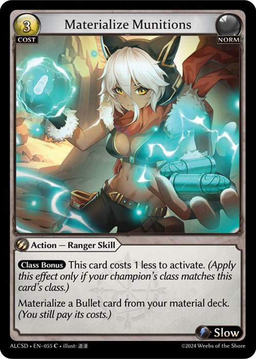 Materialize Munitions 055 (Alchemical Revolution Starter Decks)  | Good Games Adelaide SA