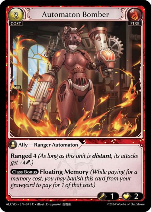 Automaton Bomber 071 (Alchemical Revolution Starter Decks)  | Good Games Adelaide SA