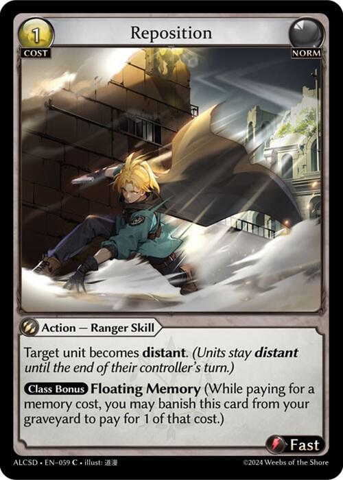 Reposition 059 (Alchemical Revolution Starter Decks)  | Good Games Adelaide SA