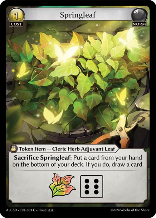 Springleaf 063 (Alchemical Revolution Starter Decks)  | Good Games Adelaide SA
