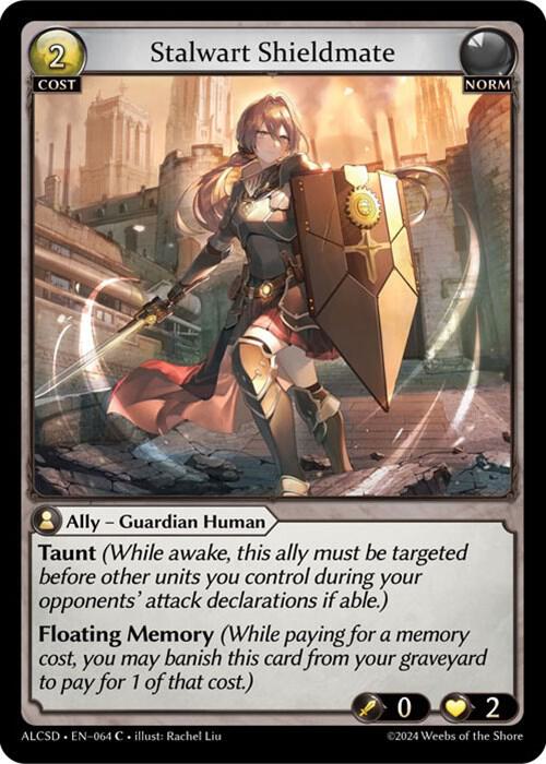 Stalwart Shieldmate 064 (Alchemical Revolution Starter Decks)  | Good Games Adelaide SA