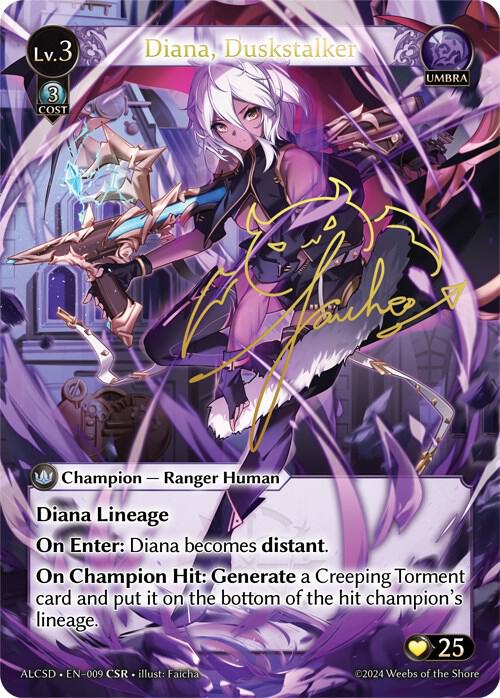 Diana Duskstalker CSR 009 (Alchemical Revolution Starter Decks)  - Foil | Good Games Adelaide SA