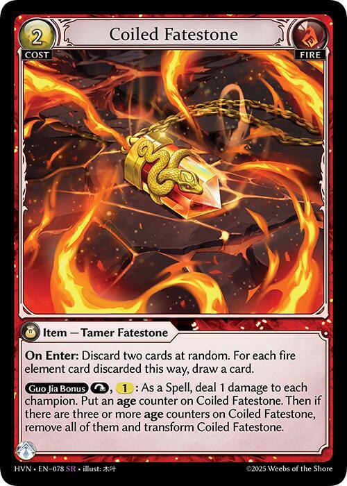 Coiled Fatestone Serpentine Judicator 078 (Abyssal Heaven)  | Good Games Adelaide SA