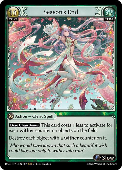 Seasons End 039 (Diao Chan Re: Collection, Idyll Corsage)  | Good Games Adelaide SA