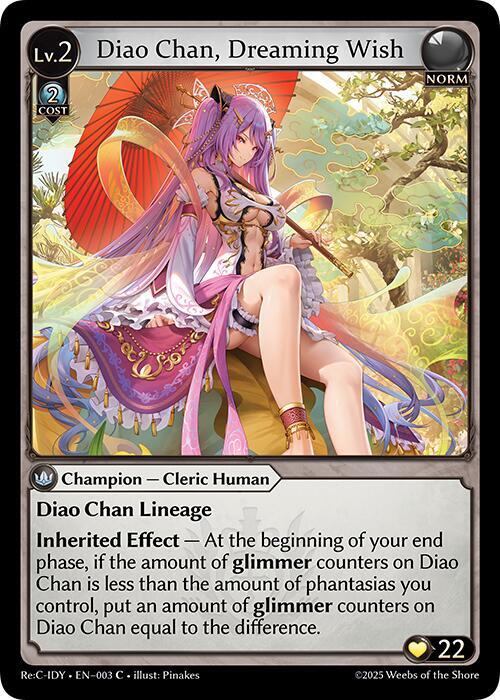 Diao Chan Dreaming Wish 003 (Diao Chan Re: Collection, Idyll Corsage)  | Good Games Adelaide SA