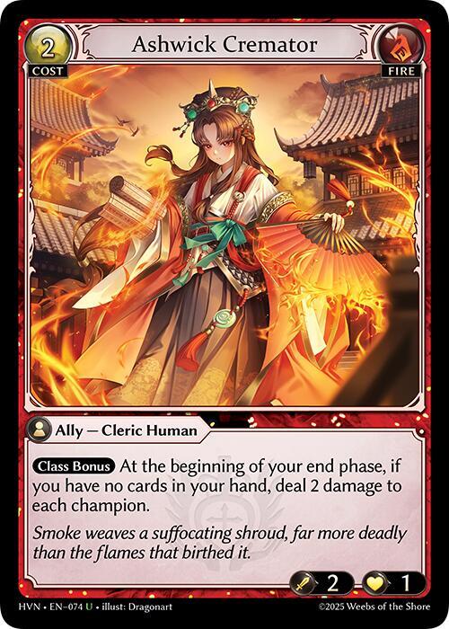 Ashwick Cremator 074 (Abyssal Heaven)  - Foil | Good Games Adelaide SA