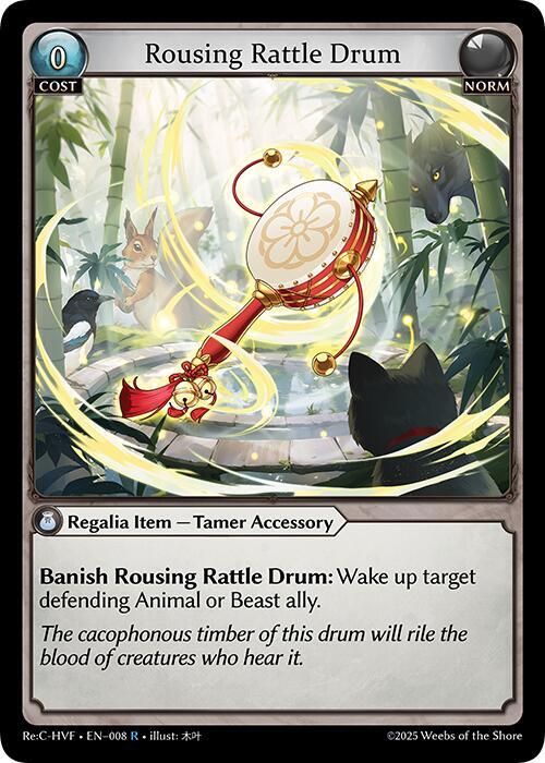 Rousing Rattle Drum 008 (Guo Jia Re: Collection, Heaven’s Favored)  | Good Games Adelaide SA