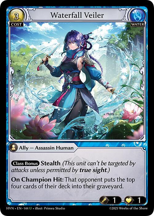 Waterfall Veiler 144 (Abyssal Heaven)  - Foil | Good Games Adelaide SA