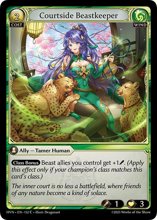 Courtside Beastkeeper 152 (Abyssal Heaven)  - Foil | Good Games Adelaide SA
