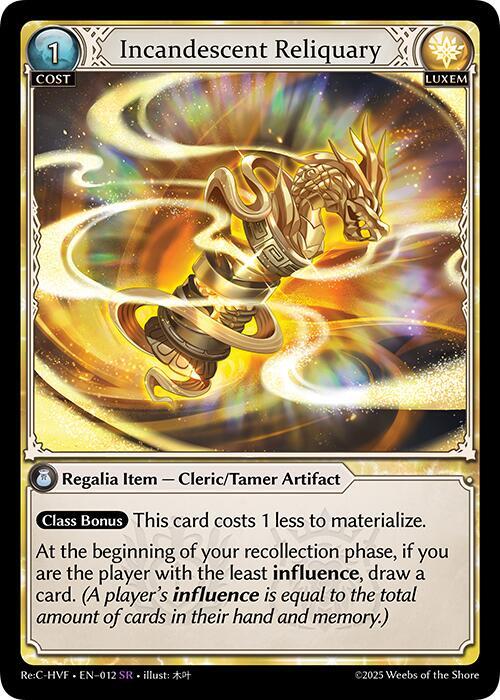 Incandescent Reliquary 012 (Guo Jia Re: Collection, Heaven’s Favored)  | Good Games Adelaide SA