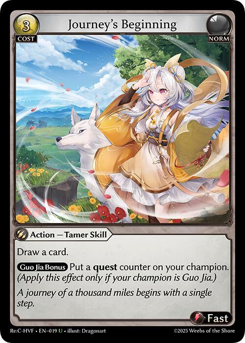 Journeys Beginning 019 (Guo Jia Re: Collection, Heaven’s Favored)  | Good Games Adelaide SA