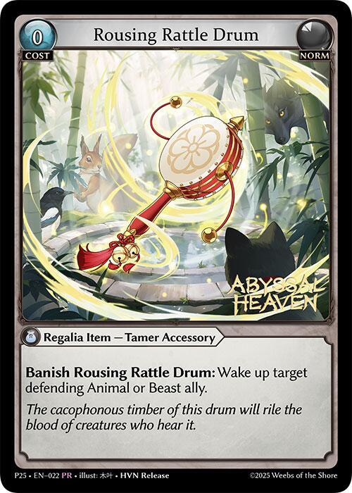 Rousing Rattle Drum 022 (Promotional Cards)  - Foil | Good Games Adelaide SA