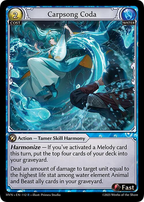 Carpsong Coda 112 (Abyssal Heaven)  - Foil | Good Games Adelaide SA