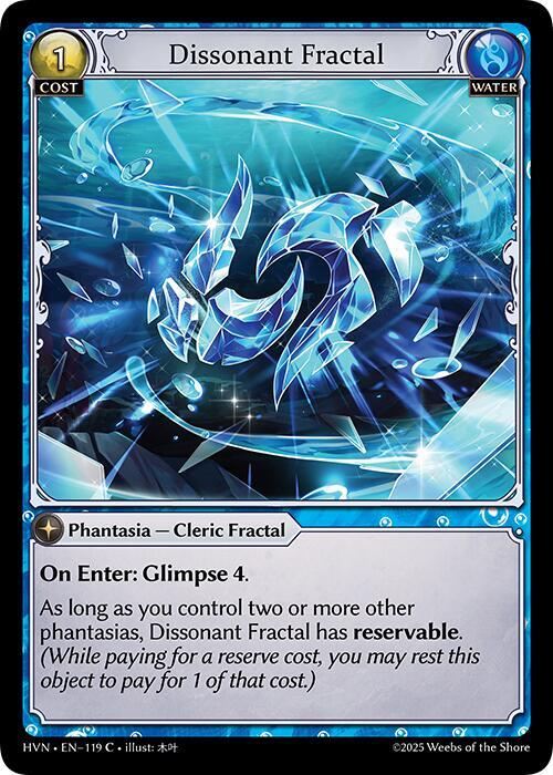 Dissonant Fractal 119 (Abyssal Heaven)  - Foil | Good Games Adelaide SA
