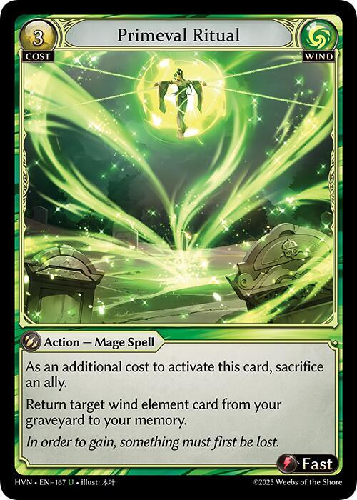 Primeval Ritual 167 (Abyssal Heaven)  - Foil | Good Games Adelaide SA