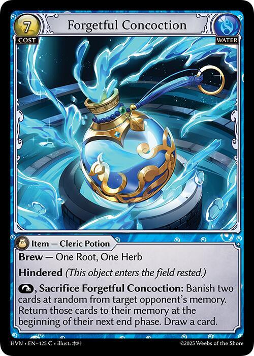 Forgetful Concoction 125 (Abyssal Heaven)  - Foil | Good Games Adelaide SA