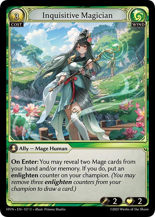 Inquisitive Magician 157 (Abyssal Heaven)  - Foil | Good Games Adelaide SA