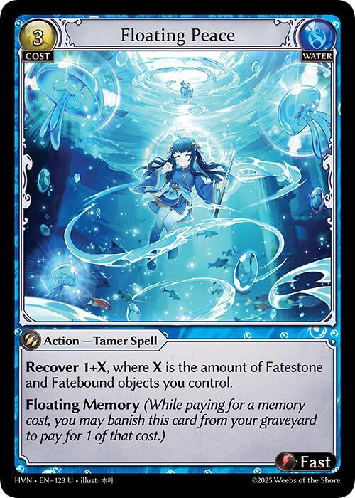 Floating Peace 123 (Abyssal Heaven)  - Foil | Good Games Adelaide SA