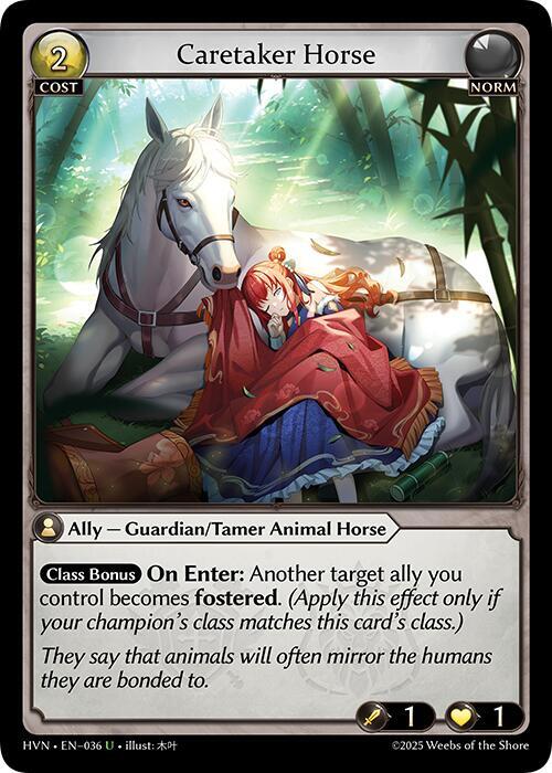 Caretaker Horse 036 (Abyssal Heaven)  - Foil | Good Games Adelaide SA