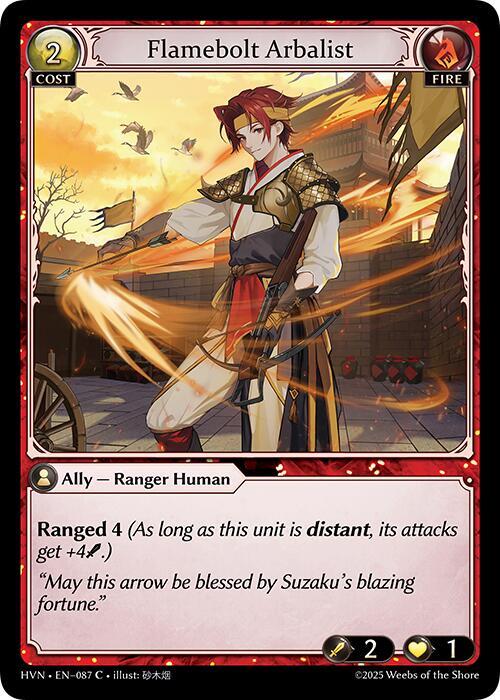 Flamebolt Arbalist 087 (Abyssal Heaven)  | Good Games Adelaide SA
