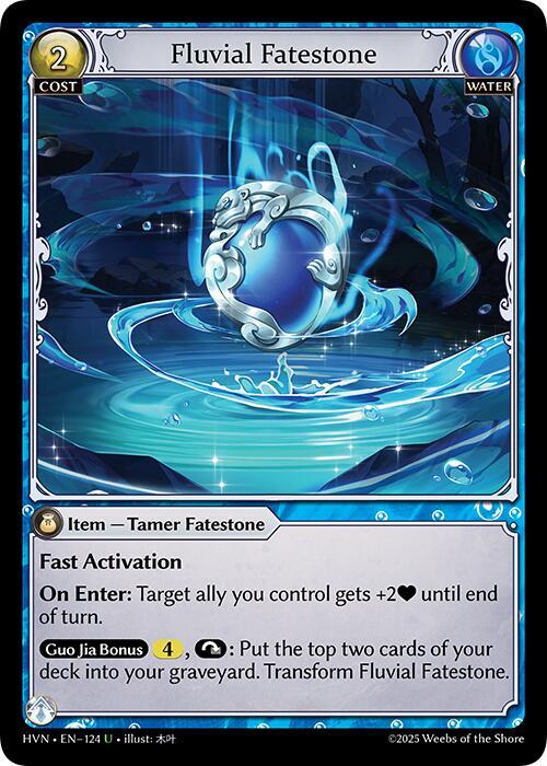 Fluvial Fatestone Mocking Otter 124 (Abyssal Heaven)  - Foil | Good Games Adelaide SA