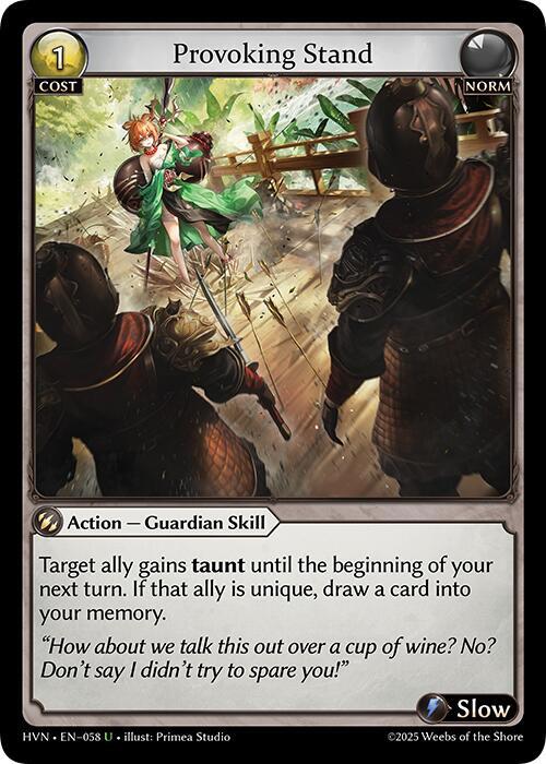 Provoking Stand 058 (Abyssal Heaven)  - Foil | Good Games Adelaide SA