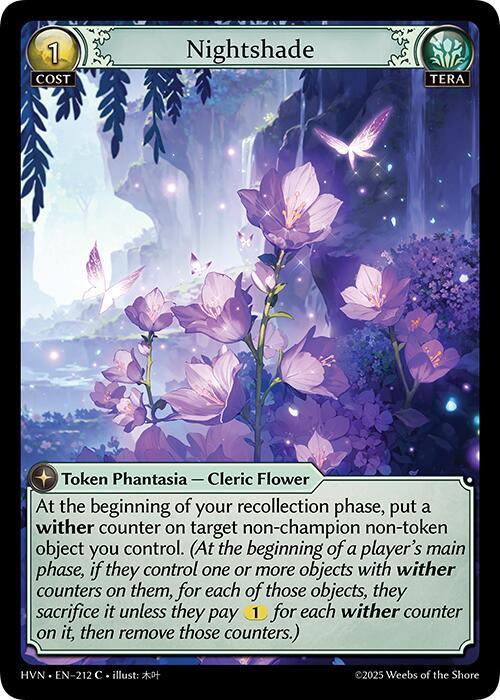 Nightshade 212 (Abyssal Heaven)  - Foil | Good Games Adelaide SA