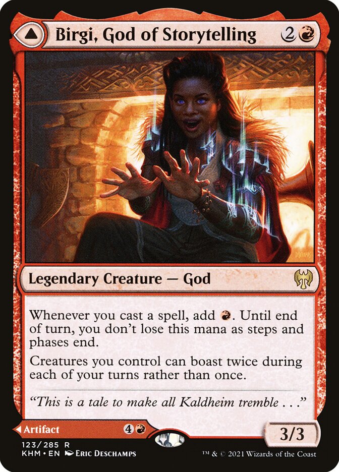 Birgi God of Storytelling 123 (Kaldheim)  | Good Games Adelaide SA